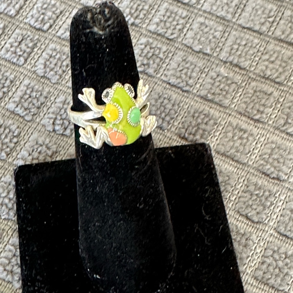 925 Frog Ring